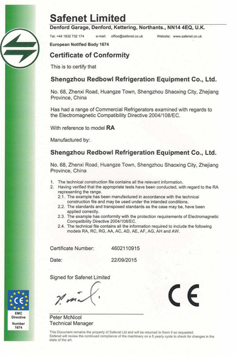 Сертификат CE-EMC